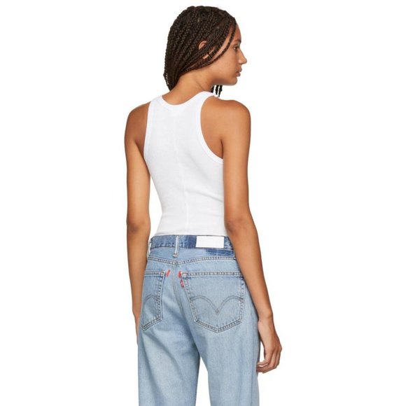 Re/Done Ribbed Tank Bodysuit - Picture 2 of 3